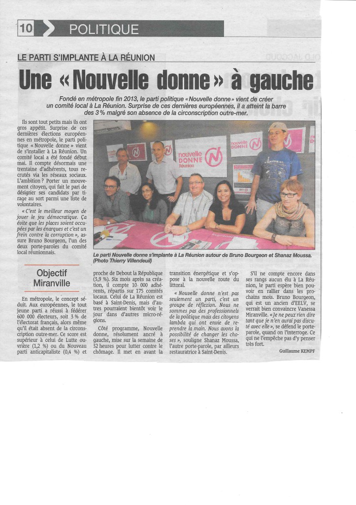 Nouvelle Donne Quotidien 15062014