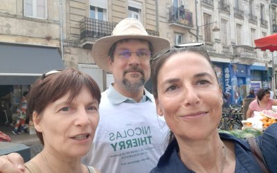 Aline et Cyril Mouquet soutiennent la NUPES à Bordeaux !