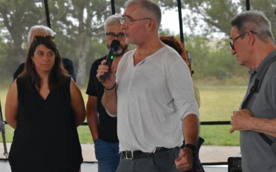 Patrick Garcia et Dominique Badet en soutien à la NUPES au Teich (Gironde) !