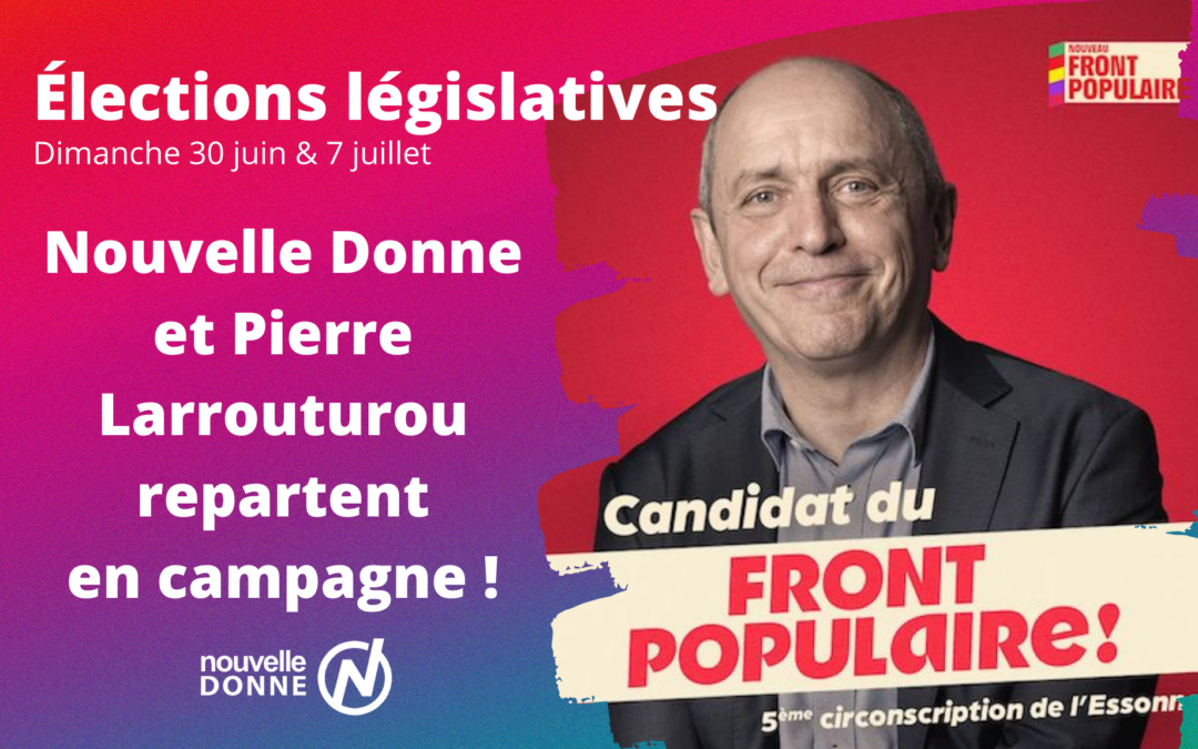 Pierre Larrouturou, candidat du Nouveau Front Populaire dans la 5ème circonscription de l’Essonne